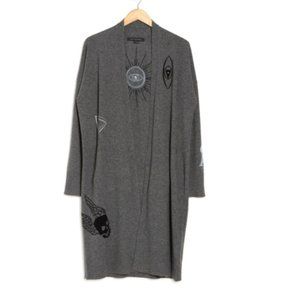 Aluna Patchwork Cardigan SKULL CASHMERE from 360 Cashmere